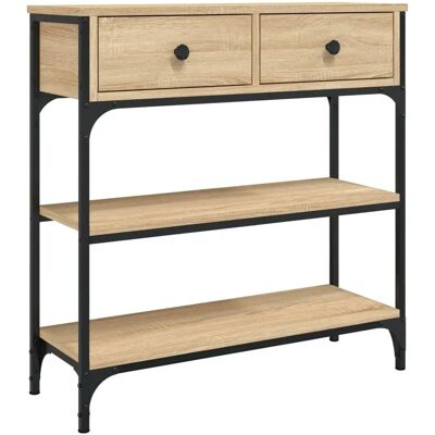 vidaXL Konsolipöytä Sonoma tammi 72,5x25x75 cm - Sivupöytä vidaXL Konsolipöytä Sonoma tammi 72,5x25x75 cm - Sivupöytä