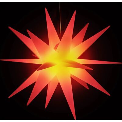 vidaXL Étoile de Noël Pliable Rouge 100 cm - Lumière de Noël vidaXL Étoile de Noël Pliable Rouge 100 cm - Lumière de Noël