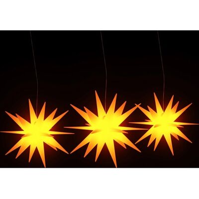 vidaXL Weihnachtslichter mit LEDs 3 Stück Faltbar Gelb vidaXL Weihnachtslichter mit LEDs 3 Stück Faltbar Gelb
