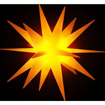 vidaXL LED Weihnachtssterne 3 Stück mit Erdspießen Faltbar Gelb 35 cm - Weihnachtslichter vidaXL LED Weihnachtssterne 3 Stück mit Erdspießen Faltbar Gelb 35 cm - Weihnachtslichter