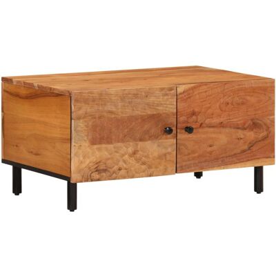 vidaXL Couchtisch 80X50X40 Cm Massivholz Akazie - Wohnzimmer Tisch vidaXL Couchtisch 80X50X40 Cm Massivholz Akazie - Wohnzimmer Tisch