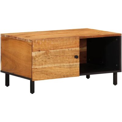 vidaXL Couchtisch 80x50x40 cm Massivholz Akazie - Couchtisch vidaXL Couchtisch 80x50x40 cm Massivholz Akazie - Couchtisch