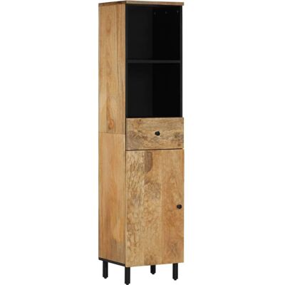 Meuble de salle de bain vidaXL - Bois de mangue massif - 38x33x160 cm Meuble de salle de bain vidaXL - Bois de mangue massif - 38x33x160 cm