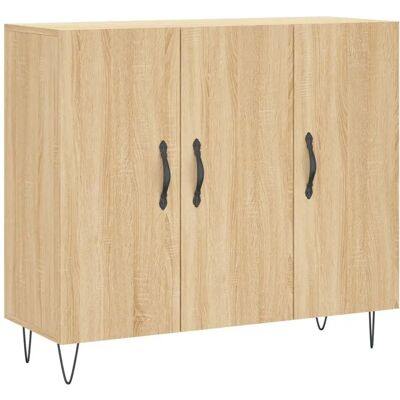 vidaXL Sonoma Eiche Sideboard - Moderner Stauraum vidaXL Sonoma Eiche Sideboard - Moderner Stauraum