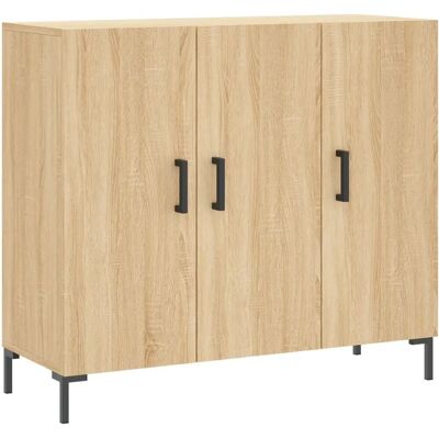 vidaXL 828111 Moderner Weißer Engineered Holz Sideboard - Sideboard vidaXL 828111 Moderner Weißer Engineered Holz Sideboard - Sideboard