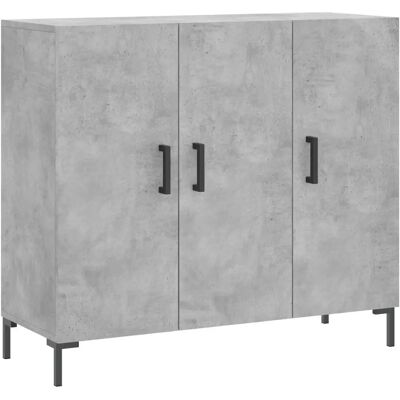 vidaXL 828112 Betonschwarz Sideboard - Sideboard vidaXL 828112 Betonschwarz Sideboard - Sideboard