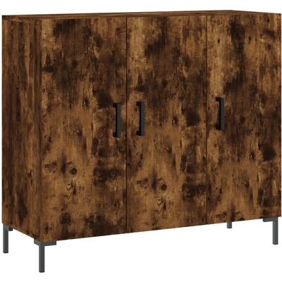 vidaXL Rauch Eiche Sideboard - Stauraumbel, Modernes Design, Holz vidaXL Rauch Eiche Sideboard - Stauraumbel, Modernes Design, Holz