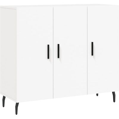 vidaXL 828124 Moderner Weißer Engineered Holz Sideboard - Sideboard vidaXL 828124 Moderner Weißer Engineered Holz Sideboard - Sideboard