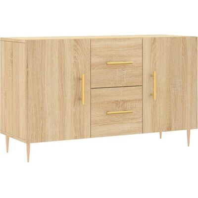 vidaXL Sonoma Eichen Sideboard - Modernes Holz Buffet Möbel vidaXL Sonoma Eichen Sideboard - Modernes Holz Buffet Möbel
