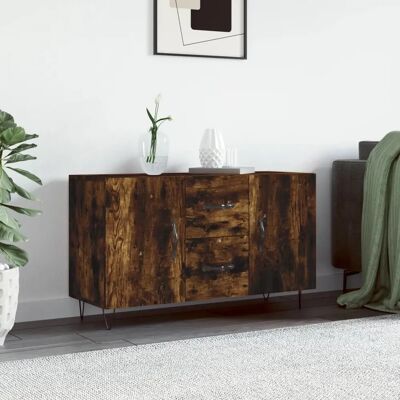 vidaXL Røget eg Sideboard - Opbevaringsskab, 100x36x60 cm vidaXL Røget eg Sideboard - Opbevaringsskab, 100x36x60 cm