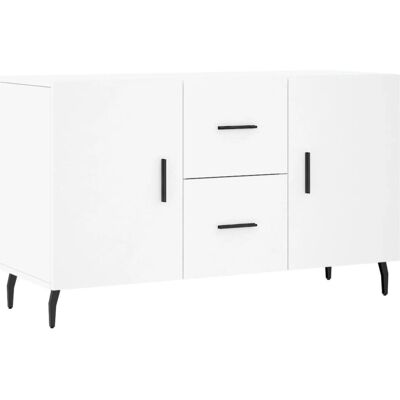 vidaXL Buffet en bois d'ingénierie blanc - Rangement pour salon - Publicité vidaXL Buffet en bois d'ingénierie blanc - Rangement pour salon - Publicité