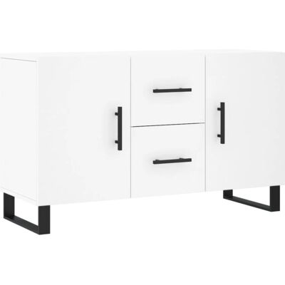 vidaXL 828196 Weiß Engineered Holz Sideboard - Wohnzimmer Aufbewahrungsmöbel vidaXL 828196 Weiß Engineered Holz Sideboard - Wohnzimmer Aufbewahrungsmöbel