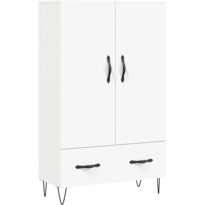 vidaXL Buffet Haut Blanc - Meuble de Salon - Design Moderne - Publicité vidaXL Buffet Haut Blanc - Meuble de Salon - Design Moderne - Publicité