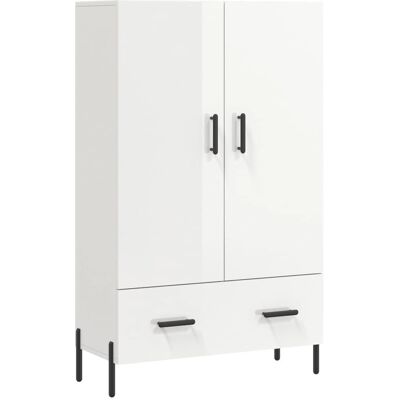 vidaXL Hochglanz Weiß Highboard - Wohnzimmermöbel vidaXL Hochglanz Weiß Highboard - Wohnzimmermöbel