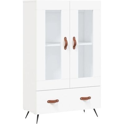 vidaXL Weiß Highboard - Moderner Aufbewahrungsschrank - Sideboard - 69,5x31x115 cm vidaXL Weiß Highboard - Moderner Aufbewahrungsschrank - Sideboard - 69,5x31x115 cm