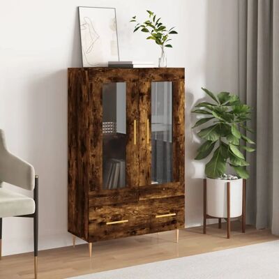 MAISONCHIC Credenza - Engineered Wood Storage Cabinet - 69.5x31x115 cm MAISONCHIC Credenza - Engineered Wood Storage Cabinet - 69.5x31x115 cm