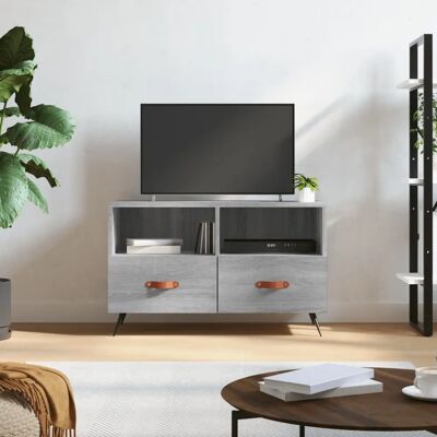 vidaXL Graues Sonoma TV-Schrank - Medienmöbel vidaXL Graues Sonoma TV-Schrank - Medienmöbel