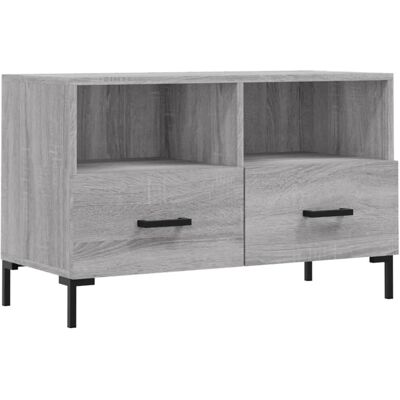 vidaXL Graues Sonoma TV-Schrank - Medieneinheit, Holzwerkstoff vidaXL Graues Sonoma TV-Schrank - Medieneinheit, Holzwerkstoff