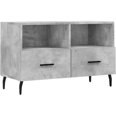 vidaXL TV Schrank Beton Grau - 80x36x50 cm - TV Möbel vidaXL TV Schrank Beton Grau - 80x36x50 cm - TV Möbel