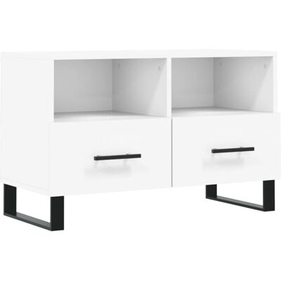 vidaXL 828996 Weißes Holz TV-Schrank - Fernsehtyp vidaXL 828996 Weißes Holz TV-Schrank - Fernsehtyp