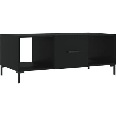 vidaXL 829301 Schwarzer Couchtisch mit Stauraum - Beistelltisch vidaXL 829301 Schwarzer Couchtisch mit Stauraum - Beistelltisch