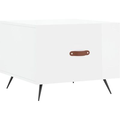 vidaXL 829337 Hochglanz Weiß Couchtisch mit Stauraum - Kaffeetisch vidaXL 829337 Hochglanz Weiß Couchtisch mit Stauraum - Kaffeetisch