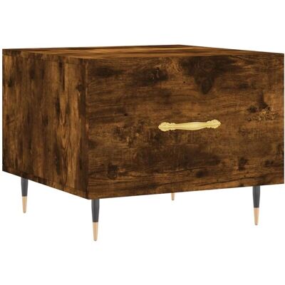 vidaXL Couchtisch Räuchereiche 50x50x40 cm Holzwerkstoff - Couchtisch vidaXL Couchtisch Räuchereiche 50x50x40 cm Holzwerkstoff - Couchtisch