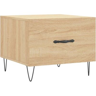 vidaXL Sonoma Eichen Couchtisch mit Schublade - Beistelltisch vidaXL Sonoma Eichen Couchtisch mit Schublade - Beistelltisch