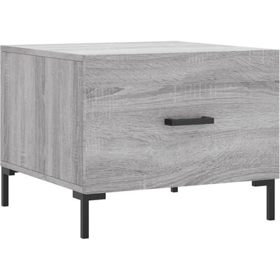 vidaXL Graue Sonoma Couchtisch mit Stauraum - Beistelltisch vidaXL Graue Sonoma Couchtisch mit Stauraum - Beistelltisch