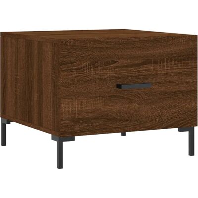 vidaXL Couchtisch Eiche Braun - Beistelltisch vidaXL Couchtisch Eiche Braun - Beistelltisch