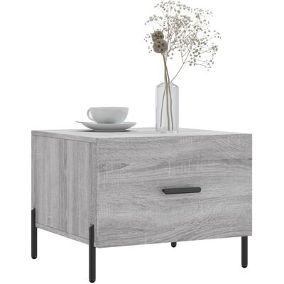 vidaXL Grauer Sonoma Couchtisch - Beistelltisch vidaXL Grauer Sonoma Couchtisch - Beistelltisch