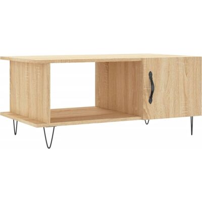 vidaXL Graue Sonoma Eichen Couchtisch - Beistelltisch vidaXL Graue Sonoma Eichen Couchtisch - Beistelltisch