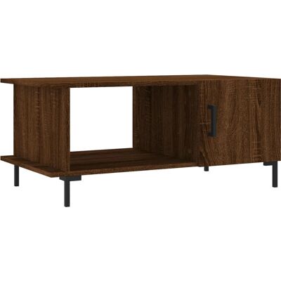 vidaXL Couchtisch Eiche Braun - Beistelltisch, Beistelltisch, Endetisch - 90x50x40 cm vidaXL Couchtisch Eiche Braun - Beistelltisch, Beistelltisch, Endetisch - 90x50x40 cm