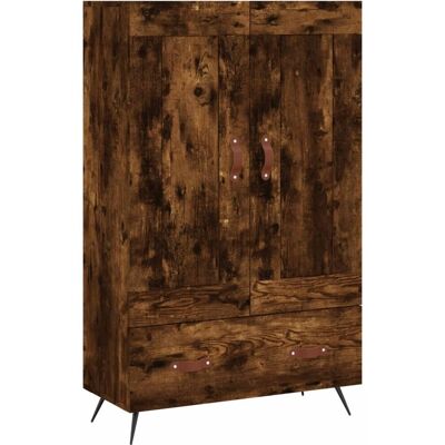 vidaXL Rauch Eichen Highboard - Wohnzimmer Sideboard vidaXL Rauch Eichen Highboard - Wohnzimmer Sideboard