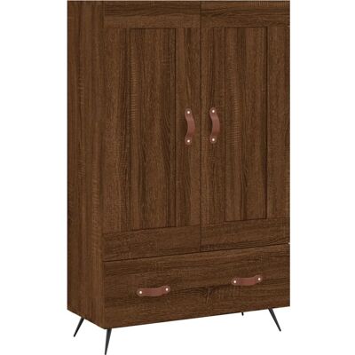 vidaXL Hochboard braun Eiche Sideboard - Wohnzimmer Möbel vidaXL Hochboard braun Eiche Sideboard - Wohnzimmer Möbel