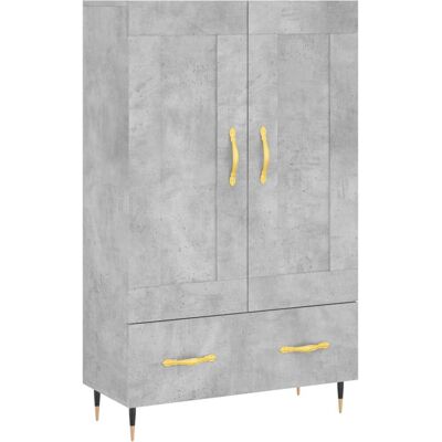 vidaXL Hochboard Beton Grau - Sideboard Stauraum - Wohnzimmermöbel vidaXL Hochboard Beton Grau - Sideboard Stauraum - Wohnzimmermöbel