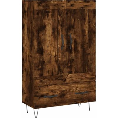 vidaXL 830321 Hochbuffet Rauch Eiche - Wohnzimmer Sideboard vidaXL 830321 Hochbuffet Rauch Eiche - Wohnzimmer Sideboard