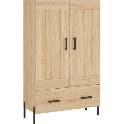 vidaXL Sonoma Eichen Highboard - Highboard, Stauraum, Braun Eiche vidaXL Sonoma Eichen Highboard - Highboard, Stauraum, Braun Eiche