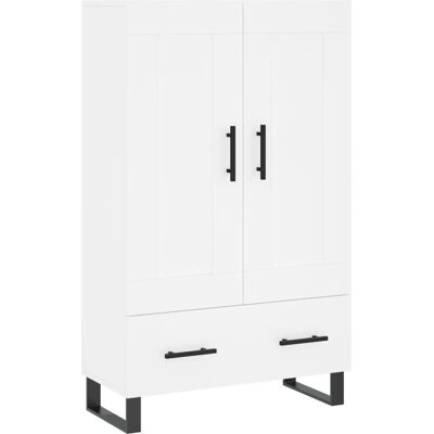 vidaXL Weiß Hochboard Sideboard Aufbewahrungsschrank - Wohnzimmermöbel vidaXL Weiß Hochboard Sideboard Aufbewahrungsschrank - Wohnzimmermöbel