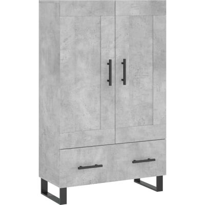 vidaXL Highboard Beton Grau 69,5x31x115 cm Holzwerkstoff - Sideboard vidaXL Highboard Beton Grau 69,5x31x115 cm Holzwerkstoff - Sideboard