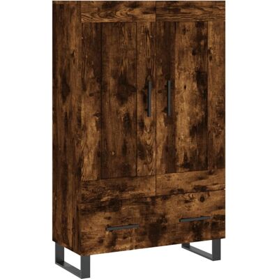 vidaXL 830353 Smoked Oak Living Room Sideboard - Living Room Sideboard vidaXL 830353 Smoked Oak Living Room Sideboard - Living Room Sideboard