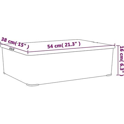 vidaXL Aufbewahrungsboxen Plastik 3 Stück 25 L Stapelbar Transparent vidaXL Aufbewahrungsboxen Plastik 3 Stück 25 L Stapelbar Transparent