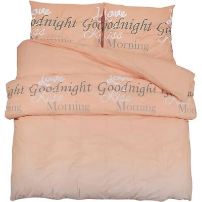 vidaXL Bettwäsche Set Pink 240x220 cm Baumwolle vidaXL Bettwäsche Set Pink 240x220 cm Baumwolle