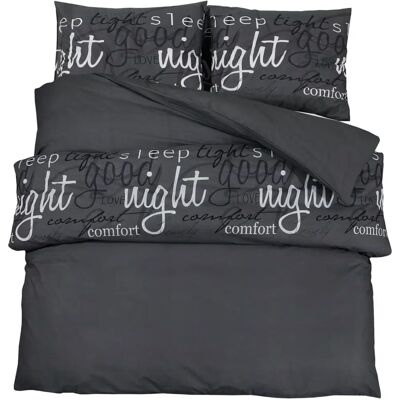 vidaXL Bettwäsche-Set Schwarz Weiß Baumwolle vidaXL Bettwäsche-Set Schwarz Weiß Baumwolle
