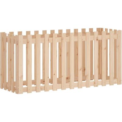 vidaXL Hochbeet mit Zaun - 150x50x70 cm - Garten Hochbeet vidaXL Hochbeet mit Zaun - 150x50x70 cm - Garten Hochbeet