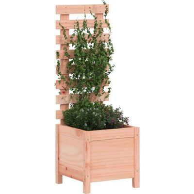 vidaXL Gartenblumenkübel aus solidem Douglas-Fir mit Regal - Pflanzkübel vidaXL Gartenblumenkübel aus solidem Douglas-Fir mit Regal - Pflanzkübel