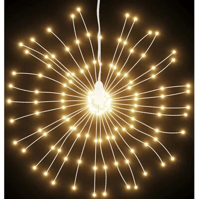 vidaXL Weihnachtssternburst-Lichter 140 LEDs Warm White 4 Stück - Weihnachtslichter vidaXL Weihnachtssternburst-Lichter 140 LEDs Warm White 4 Stück - Weihnachtslichter