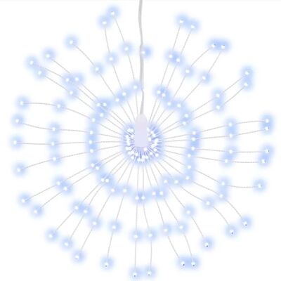 vidaXL Weihnachts Sternburst Lichter 140 LEDs 4 Stück Kaltweiß - Weihnachtsbeleuchtung vidaXL Weihnachts Sternburst Lichter 140 LEDs 4 Stück Kaltweiß - Weihnachtsbeleuchtung