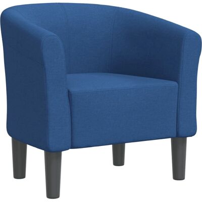 vidaXL Accentstoel - Blauw - Modern Design vidaXL Accentstoel - Blauw - Modern Design