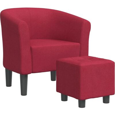 VidaXL Akcentstol - Rød Vino - Moderne, Holdbar, Stabil VidaXL Akcentstol - Rød Vino - Moderne, Holdbar, Stabil